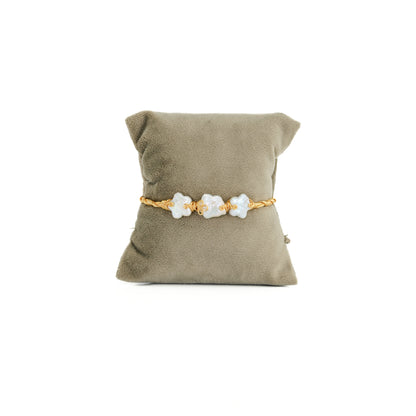 Fancy White Baroque Freshwater Pearl Bracelet