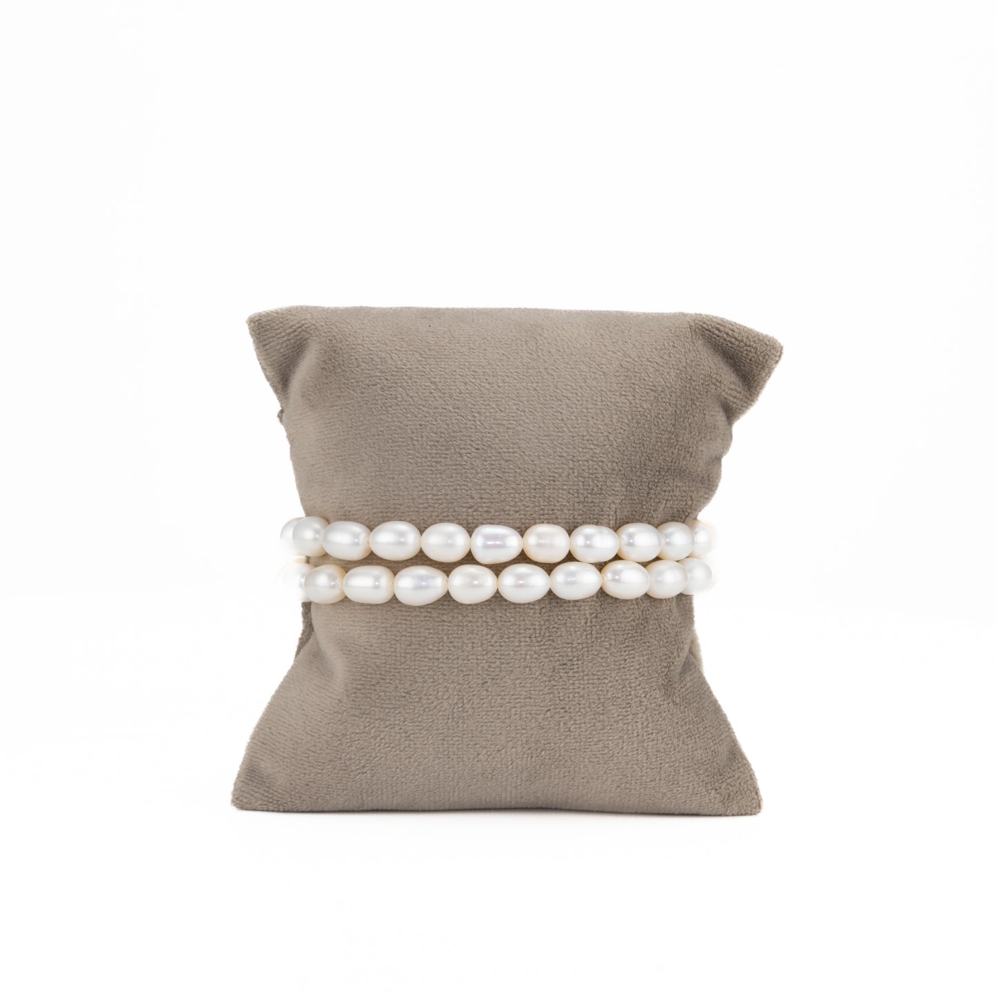 8.0-9.0mm White Drop Freshwater Pearl Bracelet