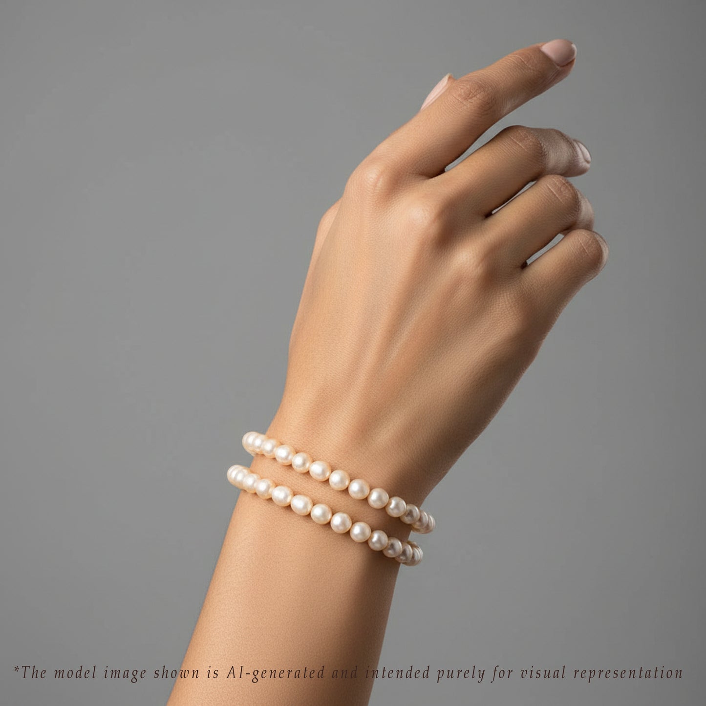 6.0-7.0mm Pink Drop Freshwater Pearl Bracelet