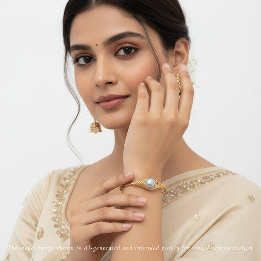 Fancy Multicolor Near Round Freshwater Pearl Bracelet