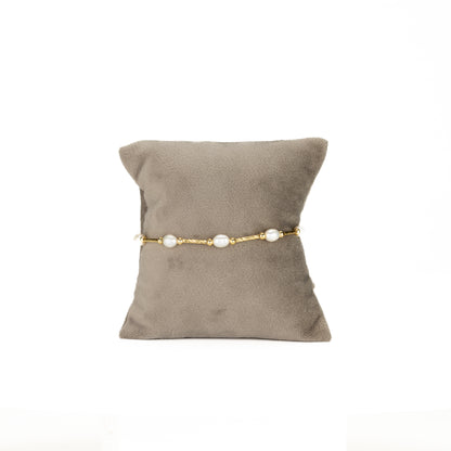 White Drop Freshwater Pearl Bracelet