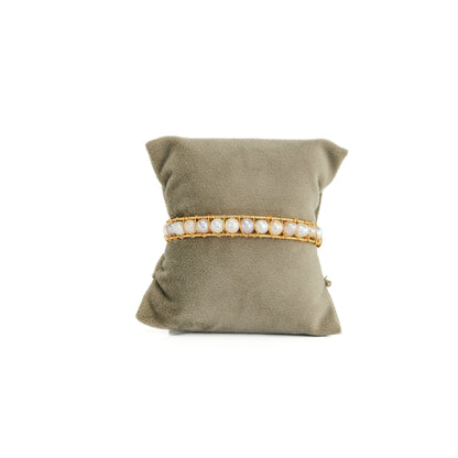 Classic Near Round Multicolor Freshwater Pearl Bracelet