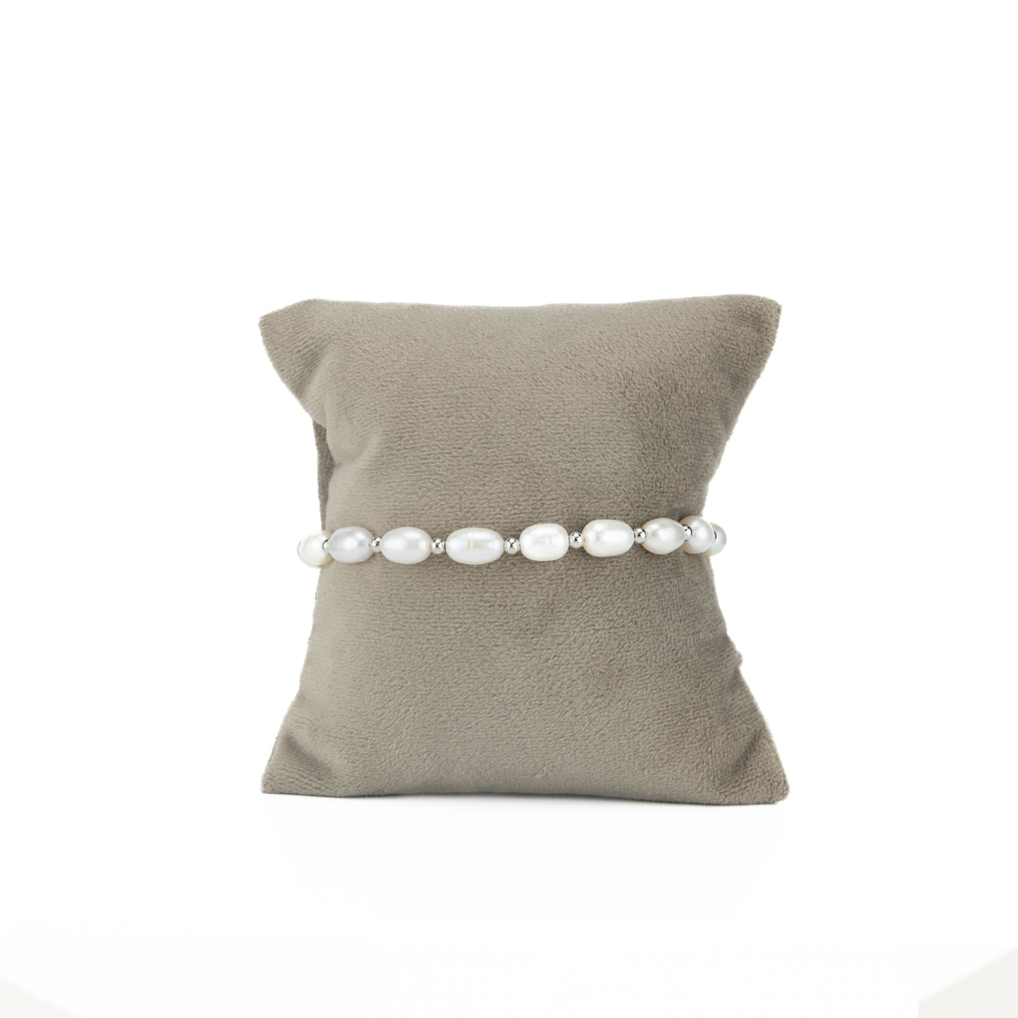 Delicate White Drop Freshwater Pearl Bracelet