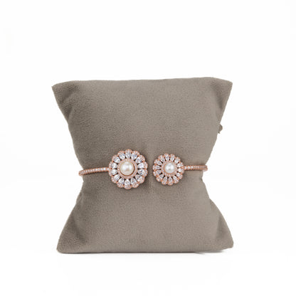 Glistening Fancy Button Freshwater Pearl Bracelet