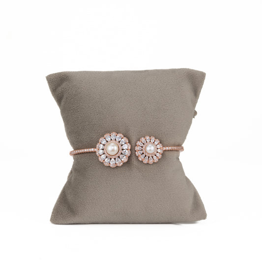 Glistening Fancy Button Freshwater Pearl Bracelet