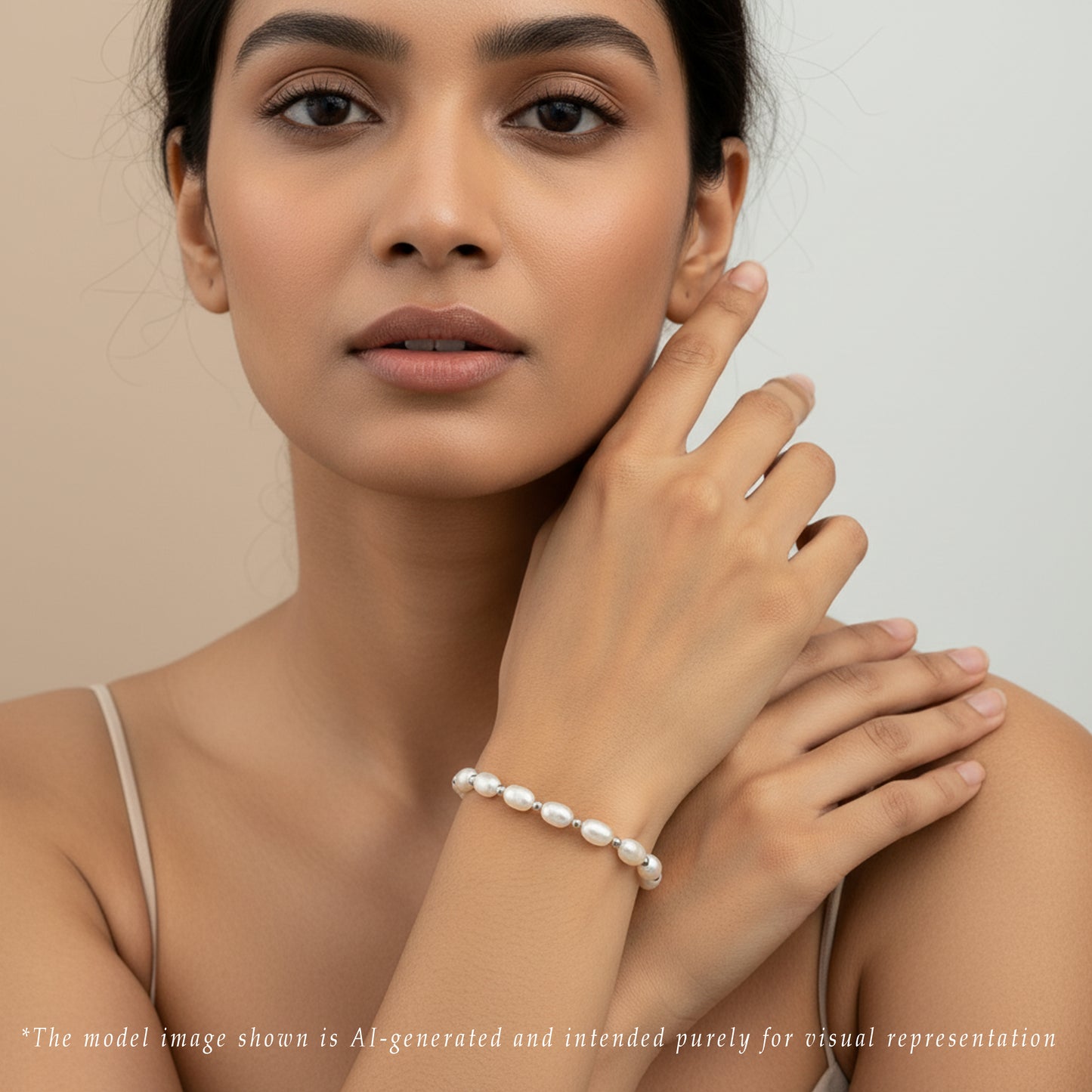 Delicate White Drop Freshwater Pearl Bracelet