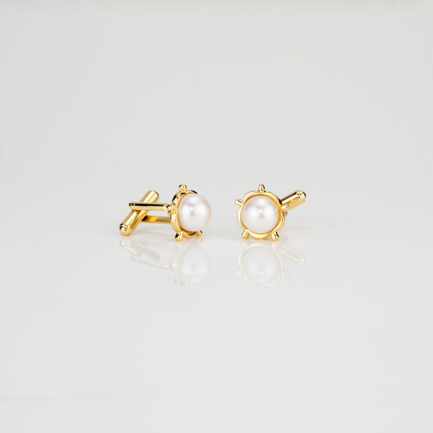 Prestigious White Freshwater Pearl Cufflinks