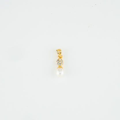 Superior White Stone Drop Freshwater Pearl Locket