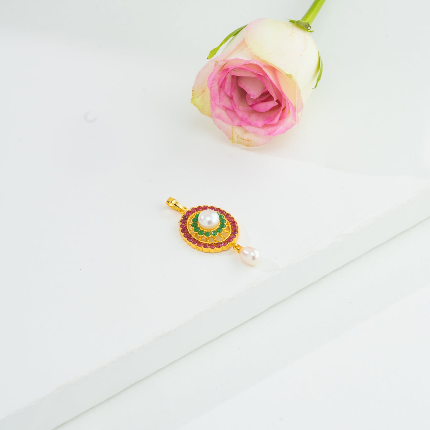 Classic Multicolor Mix Freshwater Pearl Locket