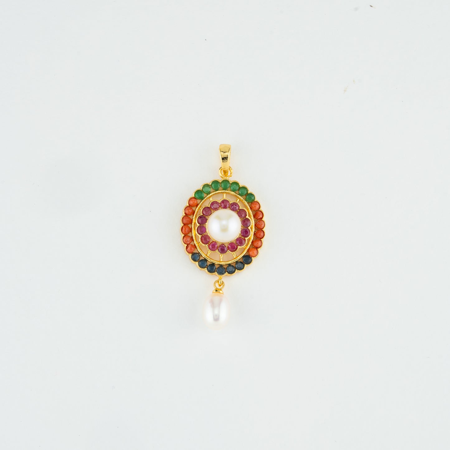 Colorful Multicolor Freshwater Pearl Locket