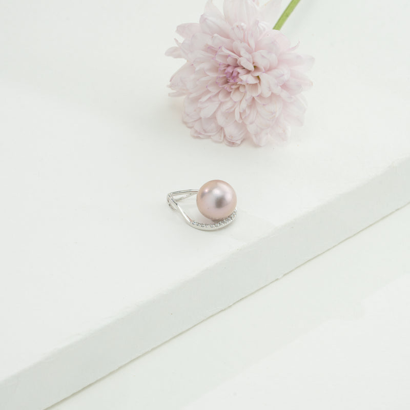 Favorite Round Pink Freshwater Pearl Locket