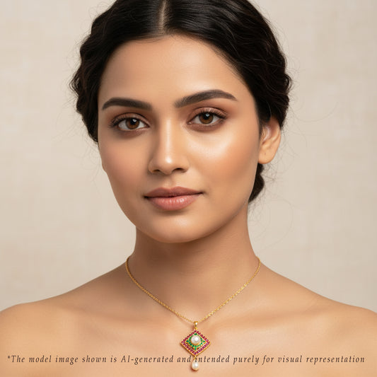 Versatile Multicolor Freshwater Pearl Locket