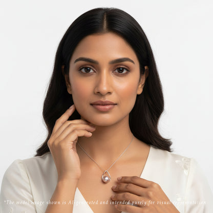 Favorite Round Pink Freshwater Pearl Locket