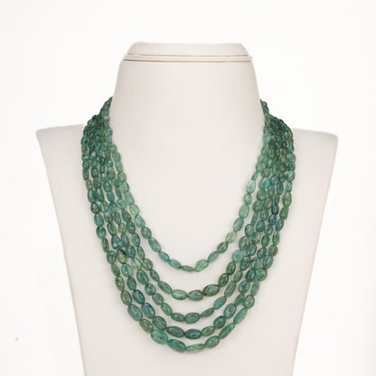 Natural Emerald Beads Necklace