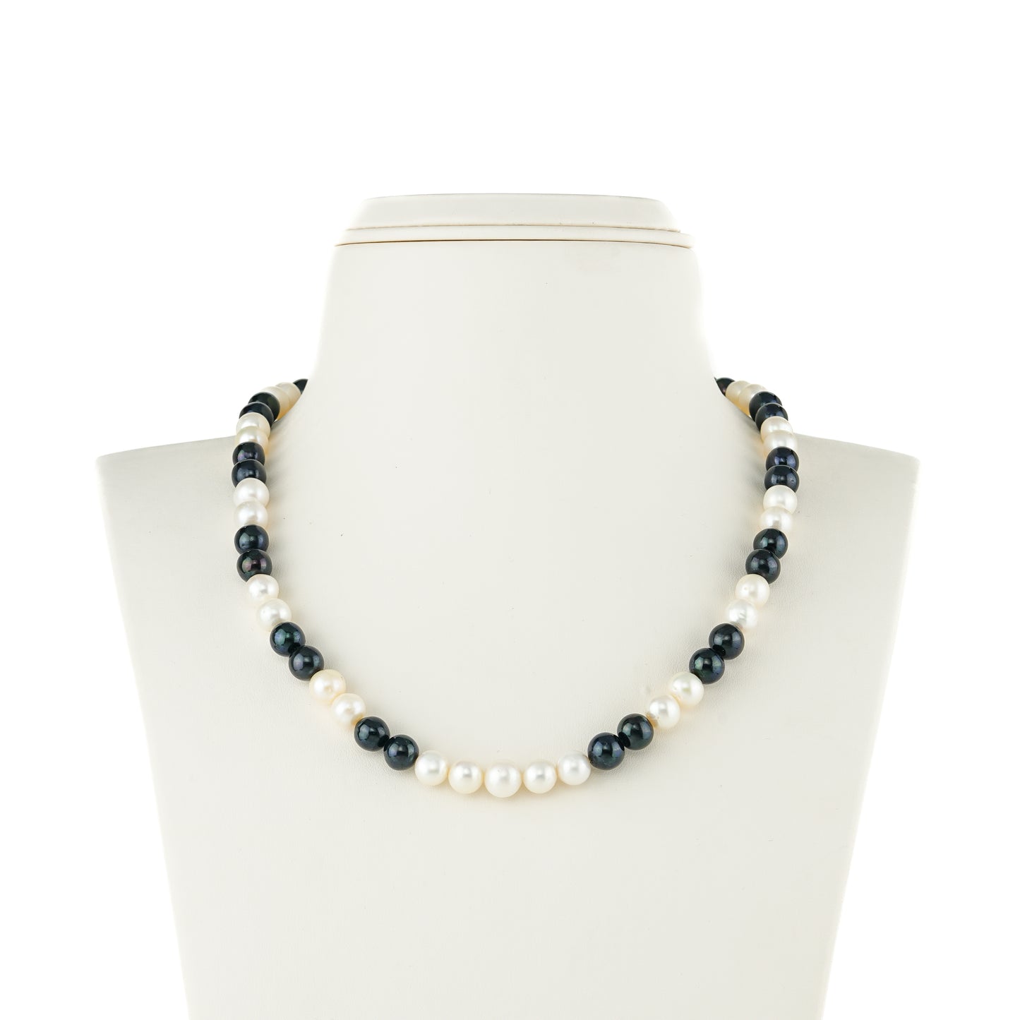 7.0-8.0mm Multicolor Near Round Freshwater Pearl Necklace Set - A Quality