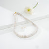 4.0-5.0mm White Coin Fancy Freshwater Pearl Necklace Set - A Quality