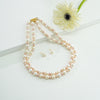 9.0-10.0mm Multicolor Near Round Freshwater Pearl Necklace Set - AA Quality