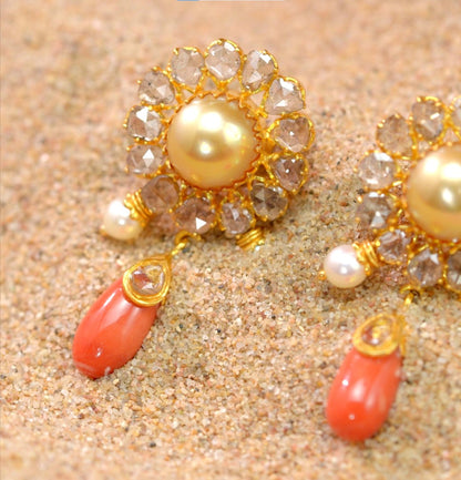 Artisanal Polki Earring