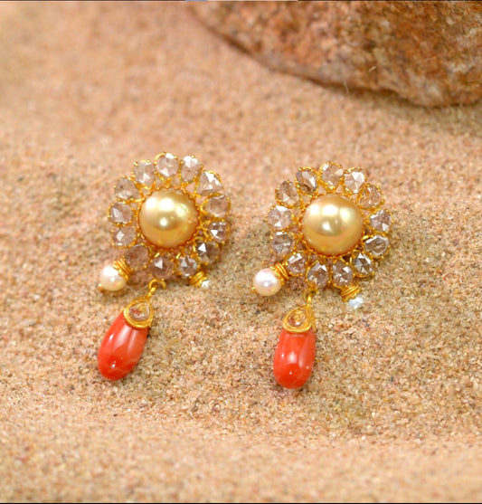 Artisanal Polki Earring