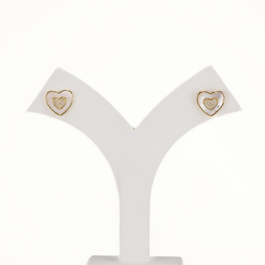 Silky Freshwater Pearl Stud Earrings