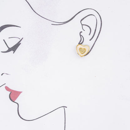 Silky Freshwater Pearl Stud Earrings