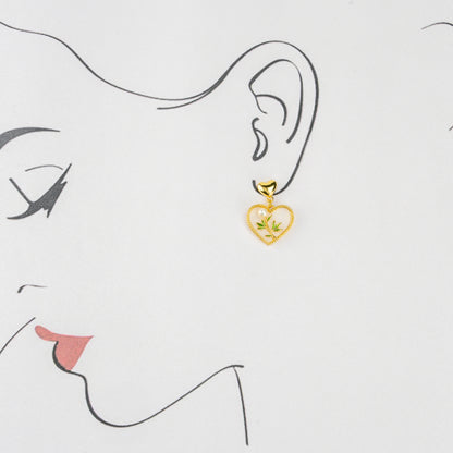 Dramatic White Freshwater Pearl Stud Earrings