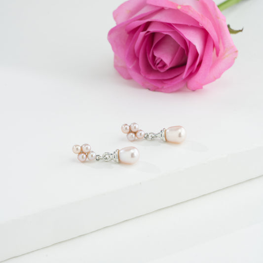 Vintage Freshwater Pearl Drop Earrings