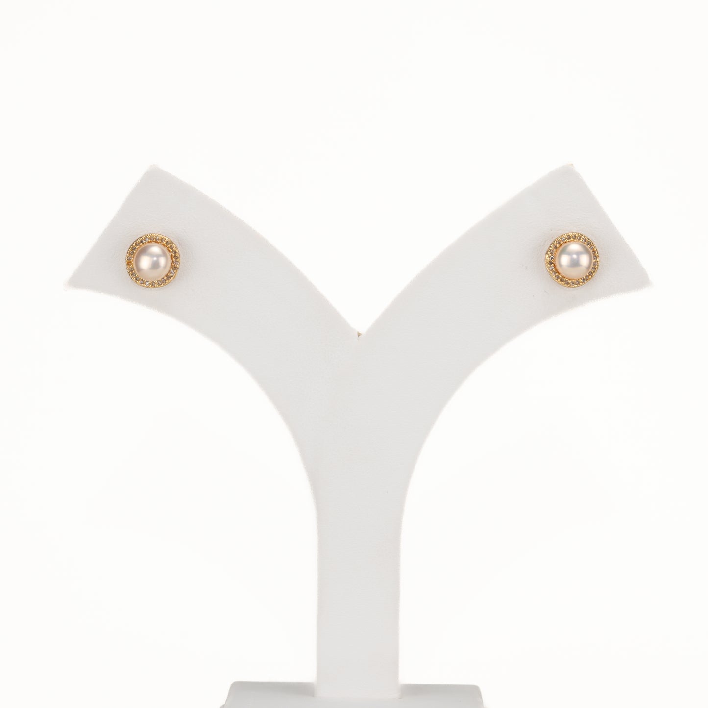 Marvelous Mermaid Tail Pink Freshwater Pearl Stud Earrings