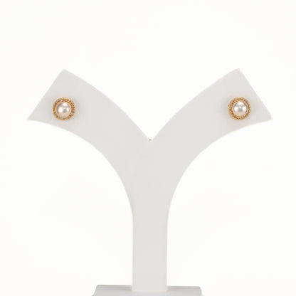 Marvelous Mermaid Tail Pink Freshwater Pearl Stud Earrings