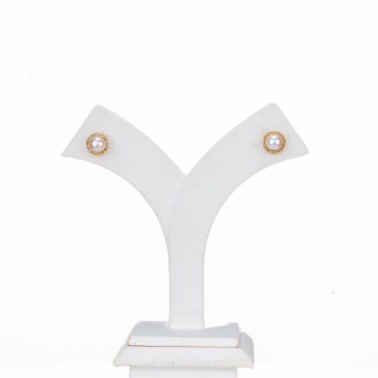 Marvelous Mermaid Tail Pink Freshwater Pearl Stud Earrings