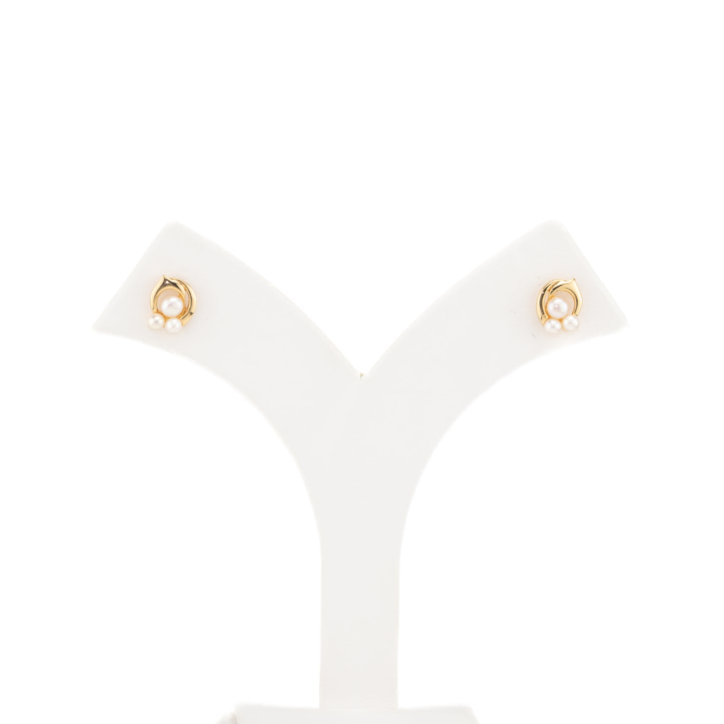 Rosy White Freshwater Pearl Studs Earrings