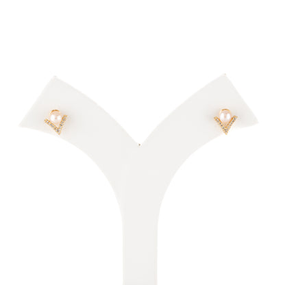 Angelic Pink Freshwater Pearl Stud Earrings