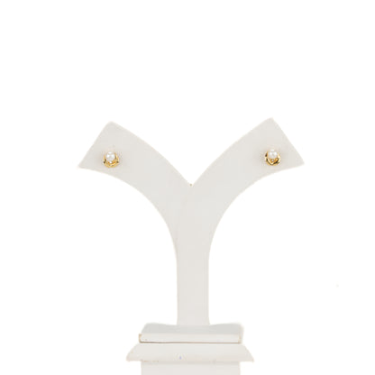 Angelic White Freshwater Pearl Stud Earrings
