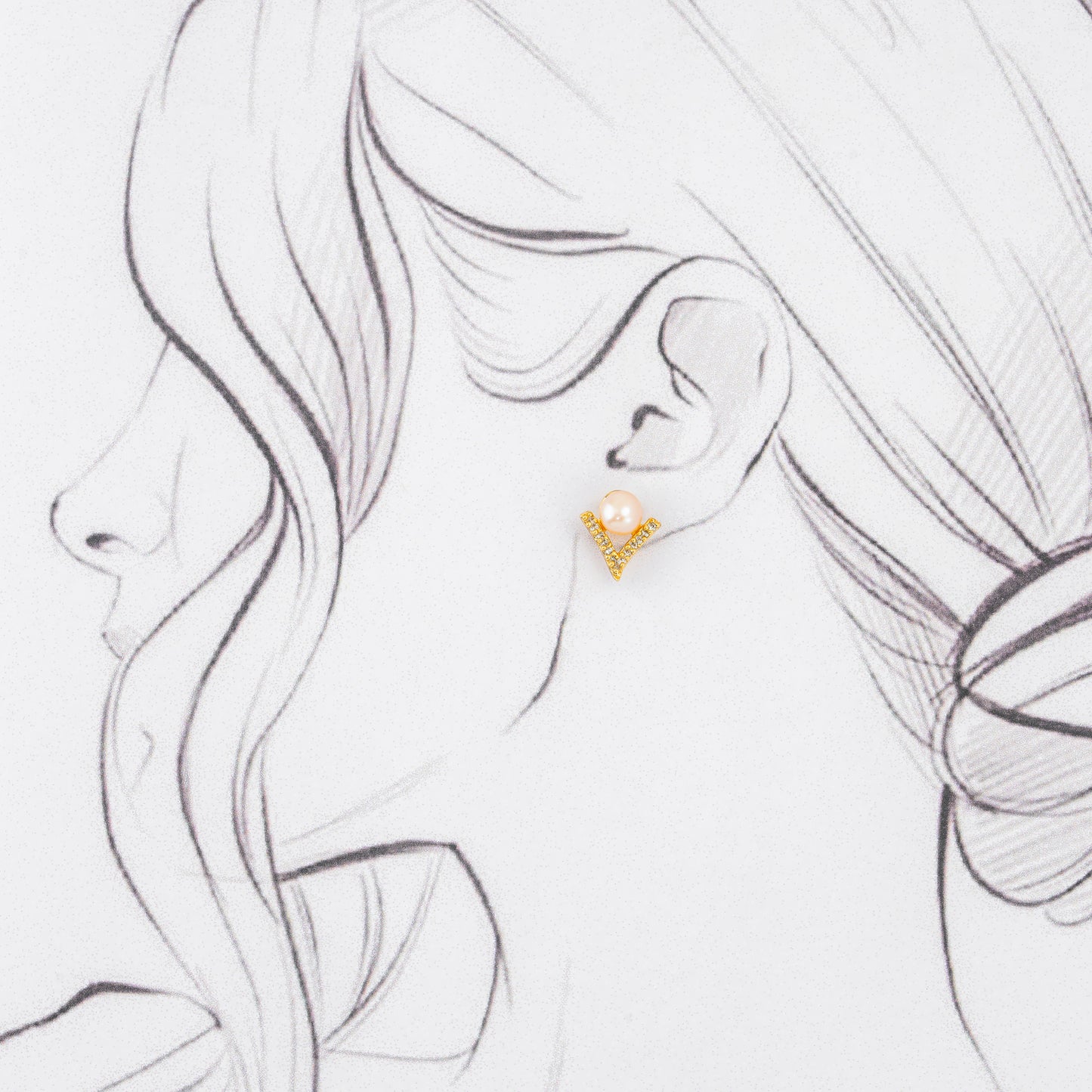 Angelic Pink Freshwater Pearl Stud Earrings