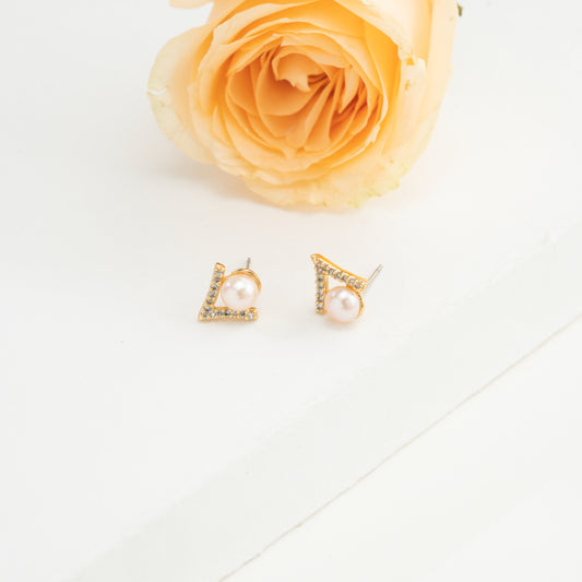 Angelic Pink Freshwater Pearl Stud Earrings