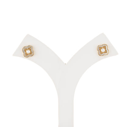 Exquisite White Freshwater Pearl Stud Earrings