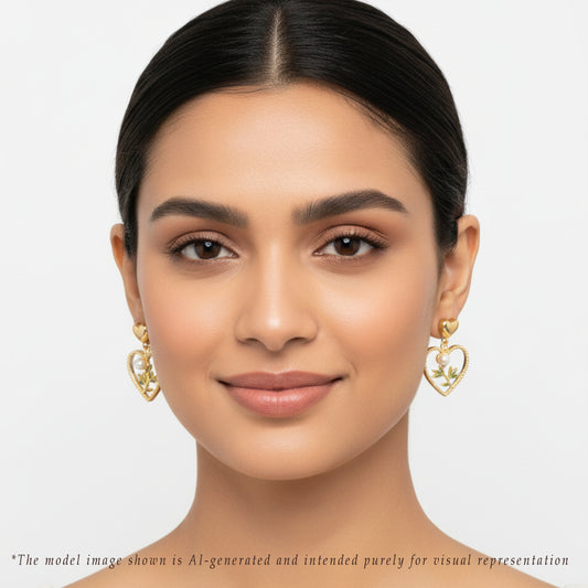 Dramatic White Freshwater Pearl Stud Earrings