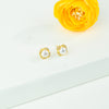 Exquisite White Freshwater Pearl Stud Earrings
