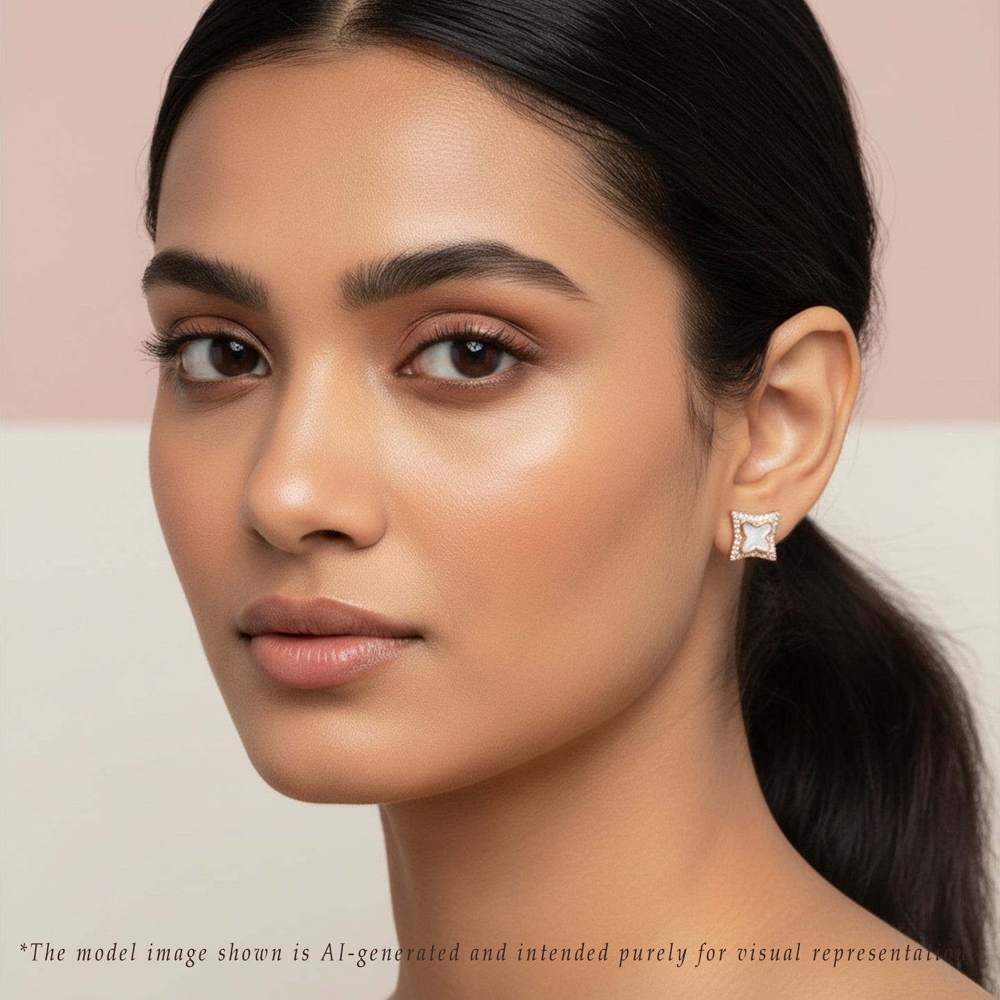 Unique Freshwater Pearl Stud Earrings