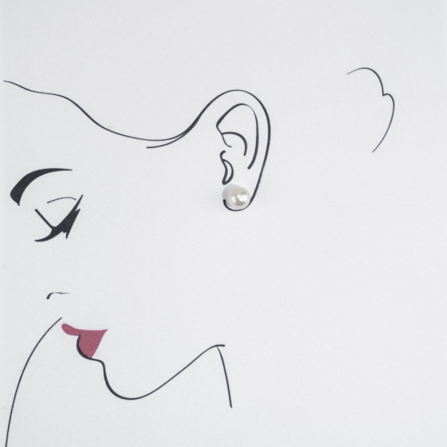 9.0-10.0mm White Round South Sea Pearl Tops
