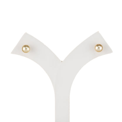 9.0-10.0mm Golden Round South Sea Pearl Studs