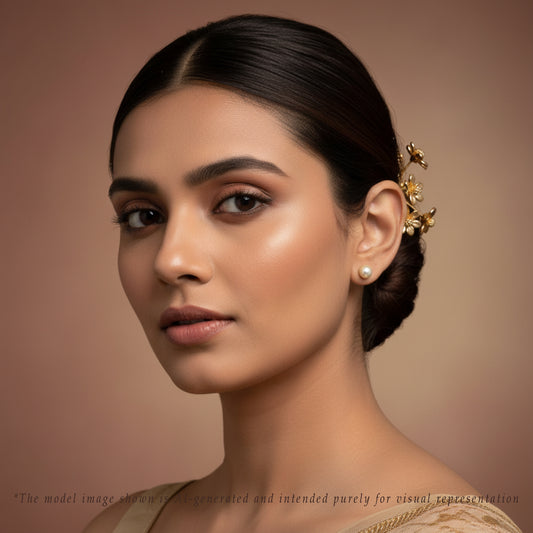 8.0-9.0mm Golden Round South Sea Pearl Studs