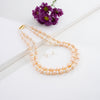 8.0-9.0mm Multicolor Near Round Freshwater Pearl Necklace Set - AA Quality