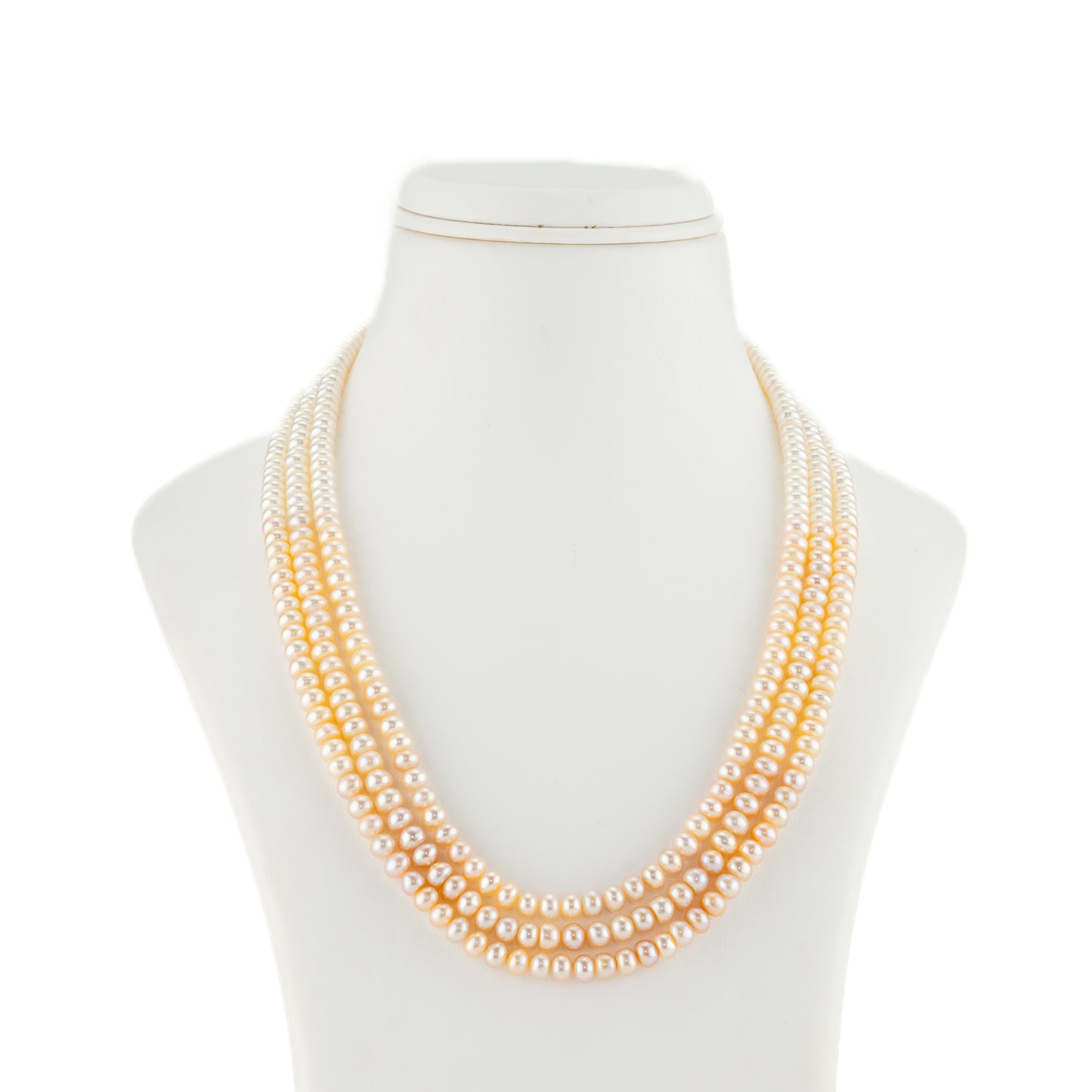 3.0-4.0mm Rainbow Freshwater Pearl Necklace Set - AA Quality