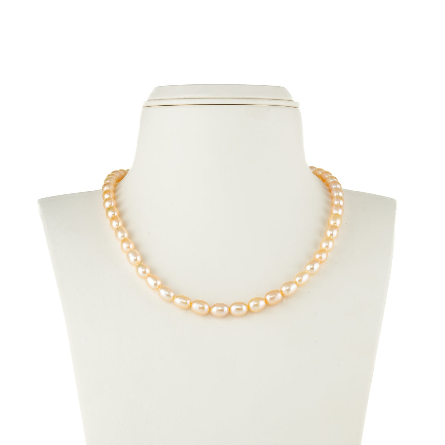 9.0-10.0mm Pink Drop Freshwater Pearl Necklace Set- AA Quality