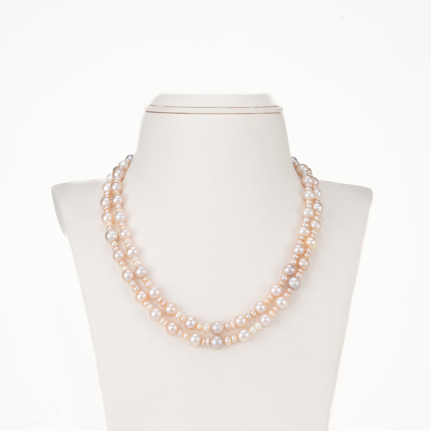 7.0-8.0mm Multicolor Mix Freshwater Pearl Necklace Set - AA Quality