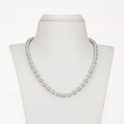 6.0-7.0mm White Mix Freshwater Pearl Necklace Set - AA Quality