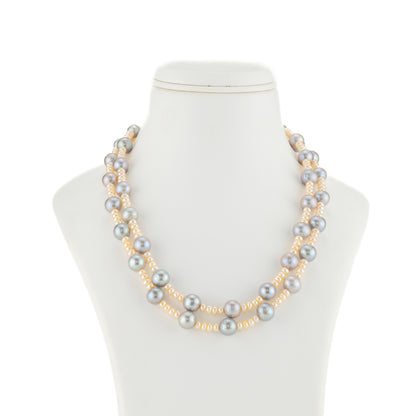 Mix Multicolor Freshwater Pearl Necklace Set - AA Quality