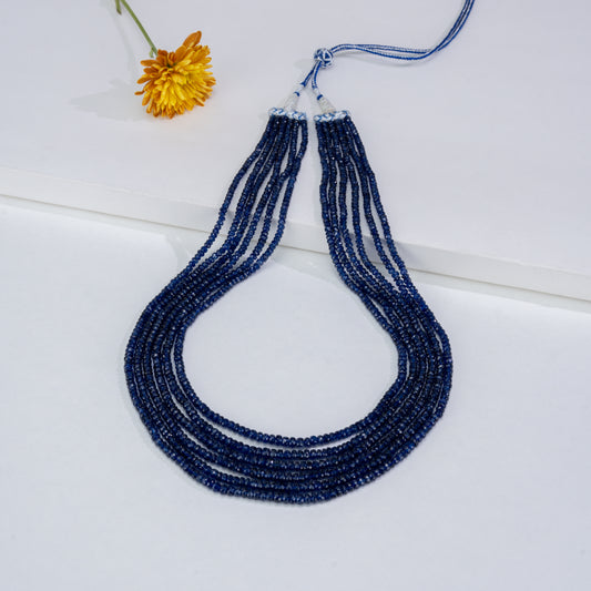 Natural Blue Sapphire Mala