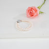 6.0-7.0mm Round White Akoya Saltwater Pearl Bracelet - AA Quality